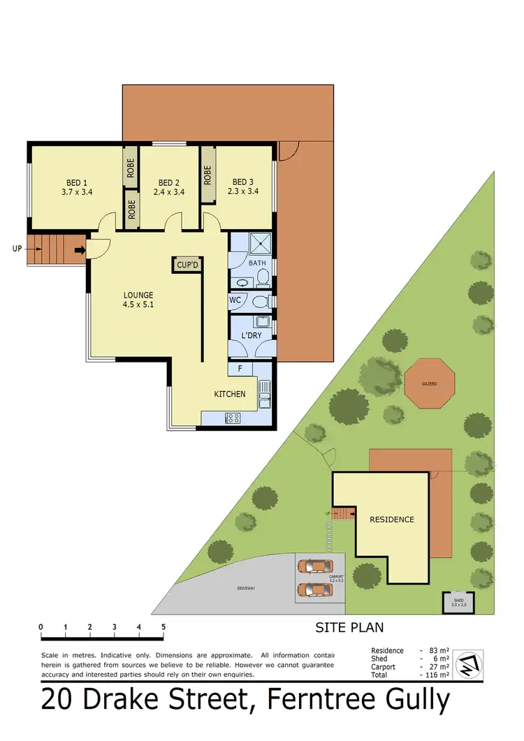 Floorplan of Homely house listing, 20 Drake Street, Ferntree Gully VIC 3156