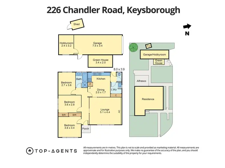 Floorplan of Homely house listing, 226 Chandler Road, Keysborough VIC 3173