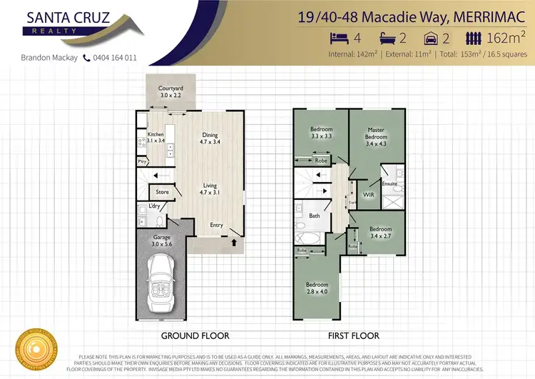 Floorplan of Homely villa listing, 19/40-48 Macadie Way, Merrimac QLD 4226