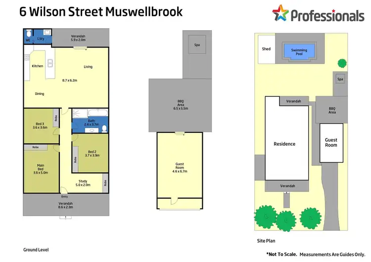 Floorplan of Homely house listing, 6 Wilson Street, Muswellbrook NSW 2333