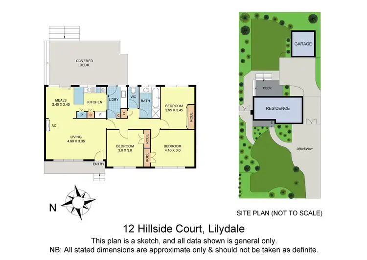 Floorplan of Homely house listing, 12 Hillside Court, Lilydale VIC 3140