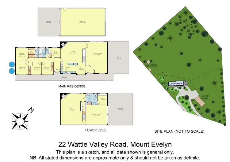 Floorplan of Homely house listing, 22 Wattle Valley Road, Mount Evelyn VIC 3796