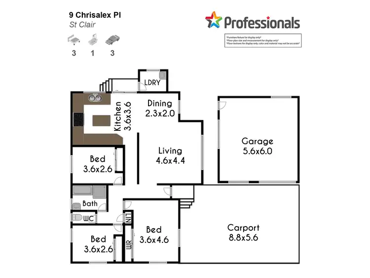 Floorplan of Homely house listing, 9 Chrisalex Place, St Clair NSW 2759