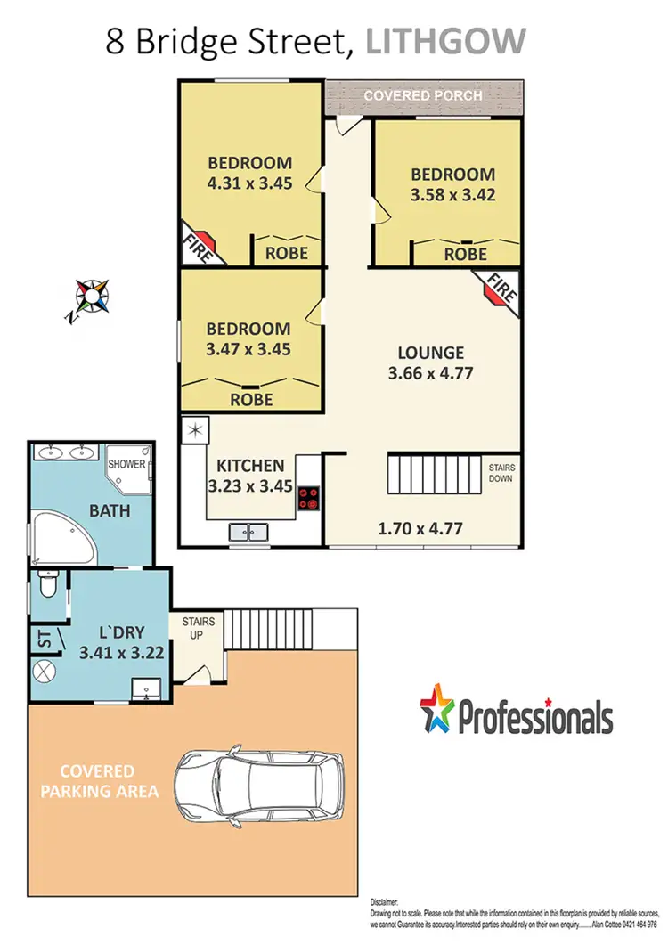 Floorplan of Homely house listing, 8 Bridge Street, Lithgow NSW 2790
