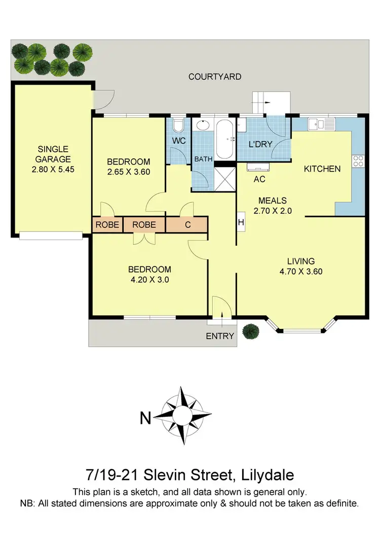 Floorplan of Homely unit listing, 7/19-21 Slevin Street, Lilydale VIC 3140