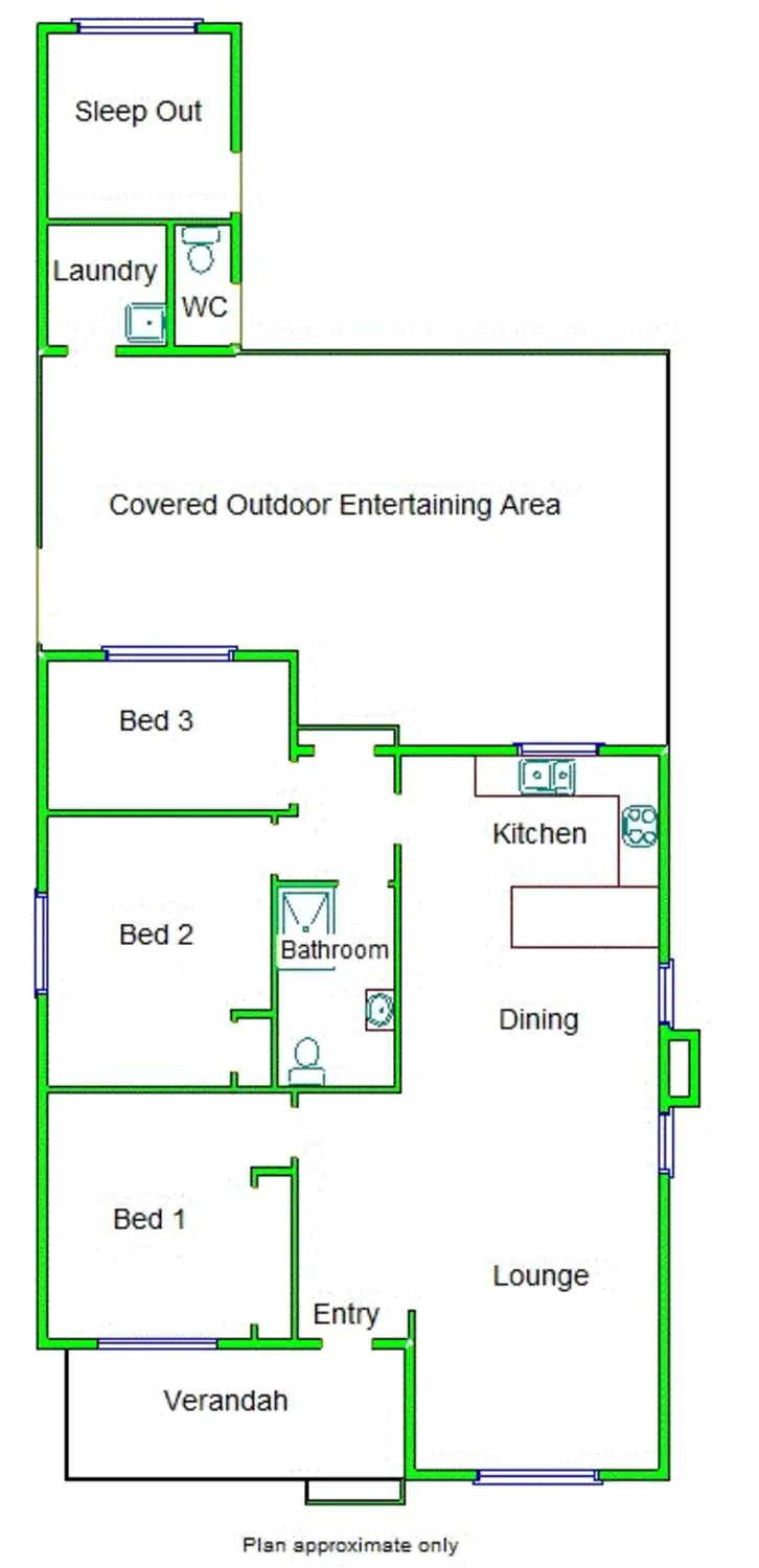Floorplan of Homely house listing, 37 Isabella Street, Shepparton VIC 3630