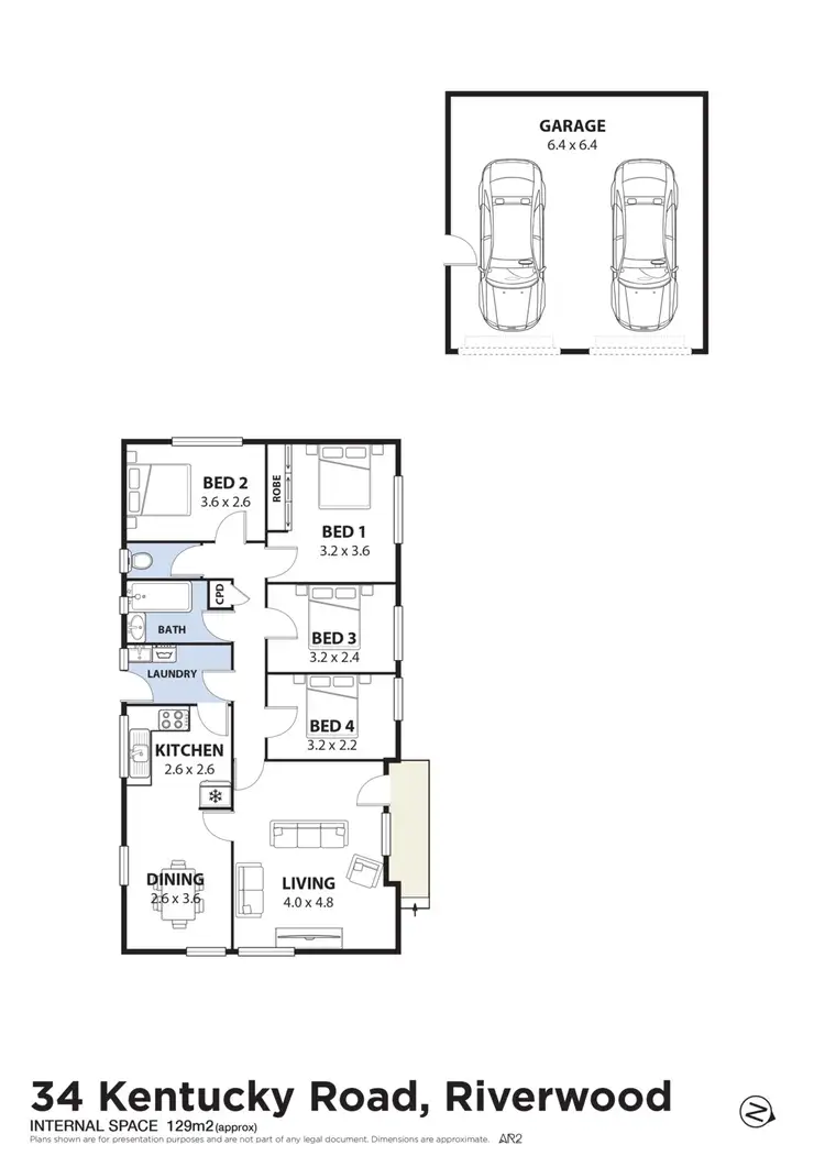 Floorplan of Homely house listing, 34 Kentucky Road, Riverwood NSW 2210