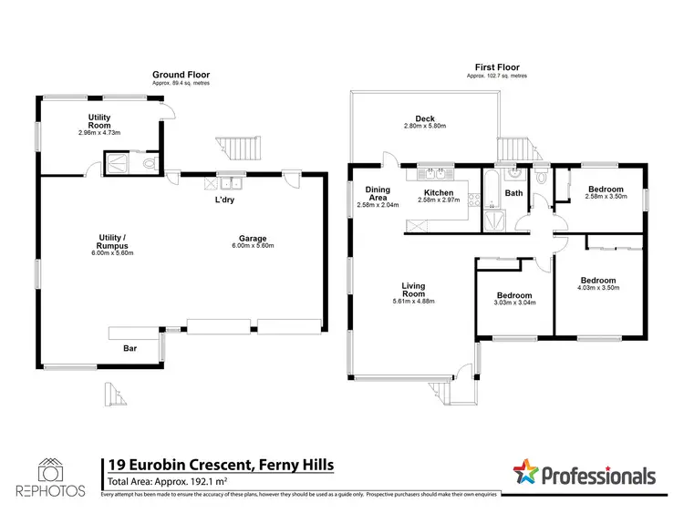 Floorplan of Homely house listing, 19 Eurobin Crescent, Ferny Hills QLD 4055