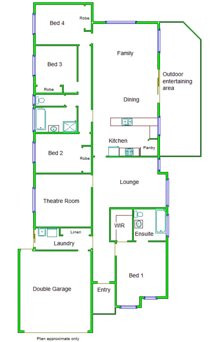 Floorplan of Homely house listing, 23 Harrier Street, Shepparton VIC 3630