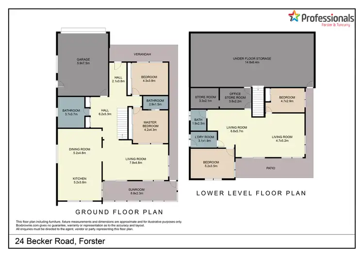 Floorplan of Homely house listing, 24 Becker Road, Forster NSW 2428