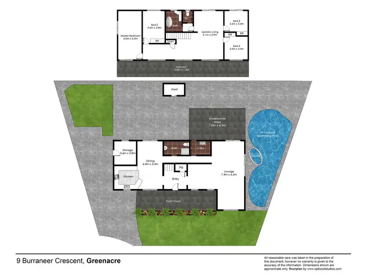 Floorplan of Homely house listing, 9 Burraneer Crescent, Greenacre NSW 2190