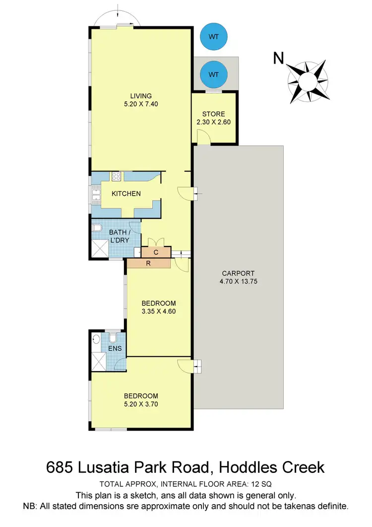 Floorplan of Homely house listing, 685 Lusatia Park Road, Hoddles Creek VIC 3139