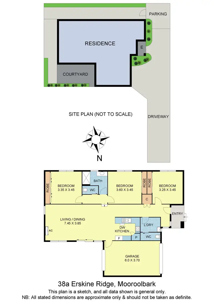 Floorplan of Homely unit listing, 38a Erskine Ridge, Mooroolbark VIC 3138