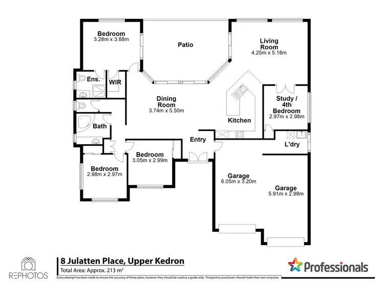 Floorplan of Homely house listing, 8 Julatten Place, Upper Kedron QLD 4055