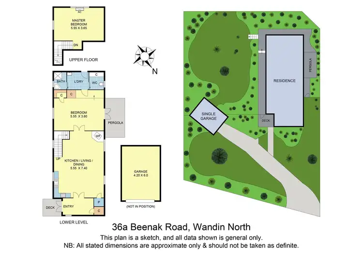 Floorplan of Homely house listing, 36A Beenak Road, Wandin North VIC 3139