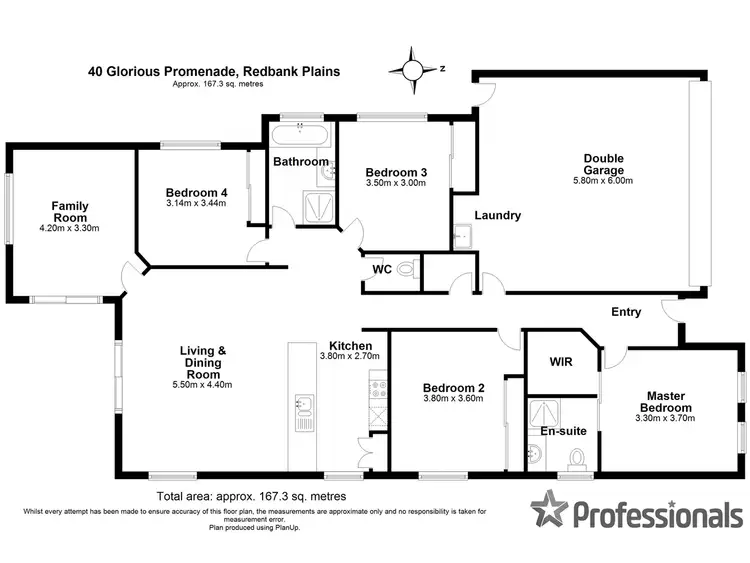 Floorplan of Homely house listing, 40 Glorious Promenade, Redbank Plains QLD 4301