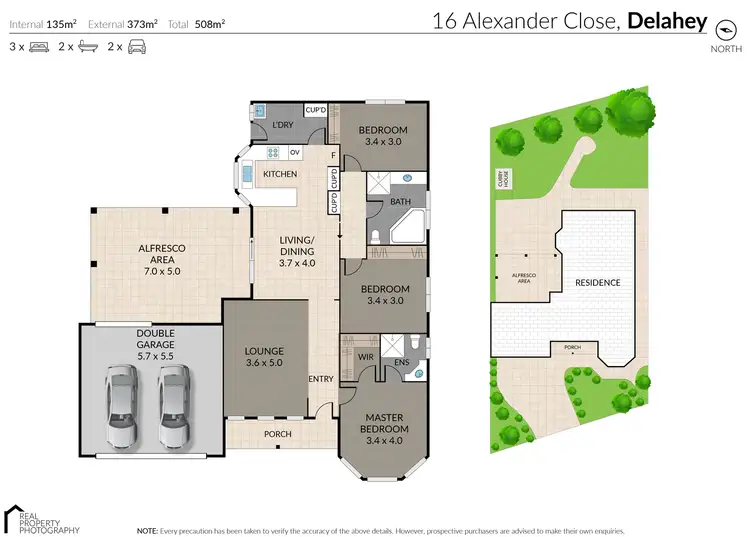 Floorplan of Homely house listing, 16 Alexander Close, Delahey VIC 3037