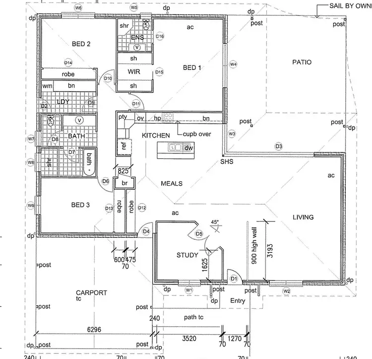 Floorplan of Homely house listing, 102 Drays Road, Bowen QLD 4805