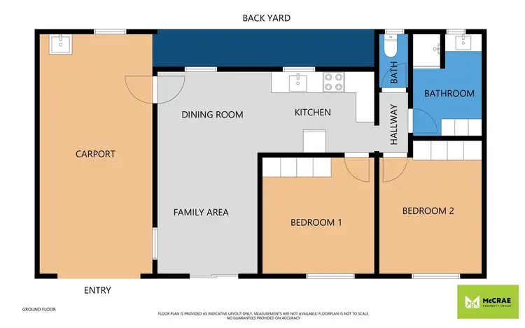 Floorplan of Homely semi-detached listing, 31 Tracey Street, Bowen QLD 4805