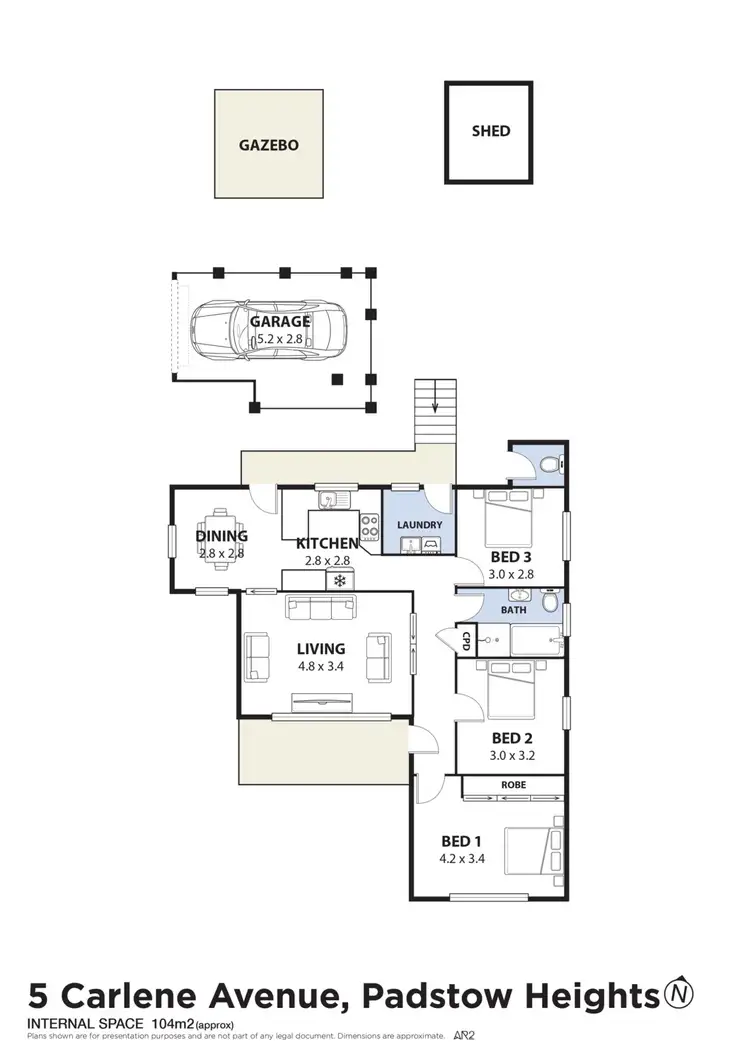 Floorplan of Homely house listing, 5 Carlene Avenue, Padstow NSW 2211