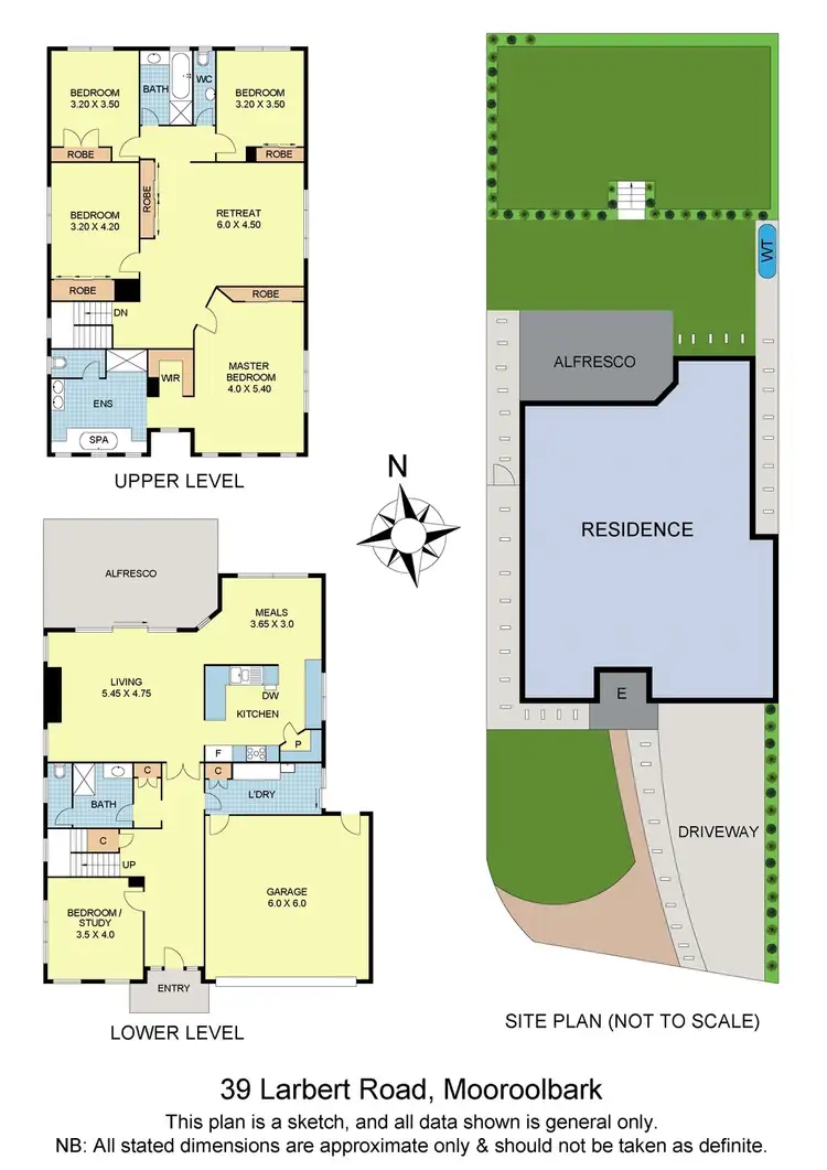 Floorplan of Homely house listing, 39 Larbert Road, Mooroolbark VIC 3138