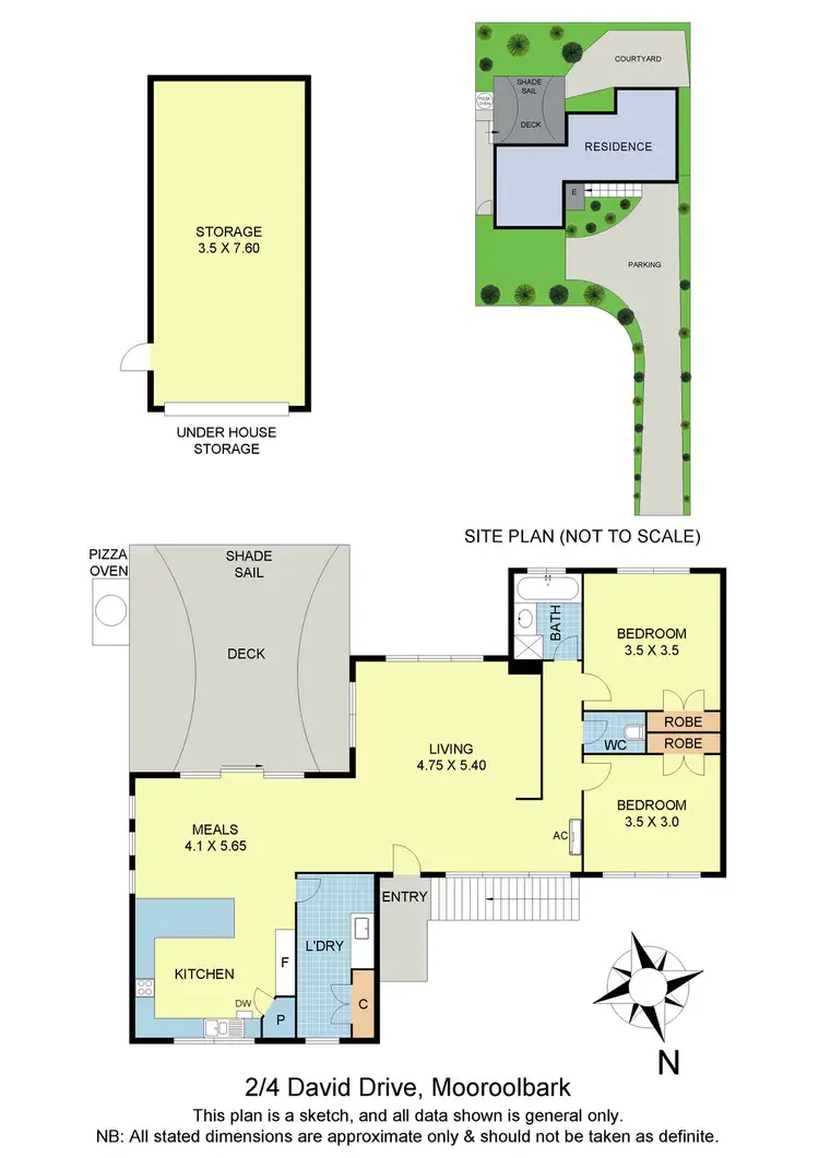 Floorplan of Homely unit listing, 2/4 David Drive, Mooroolbark VIC 3138