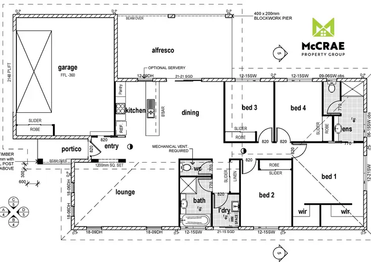 Floorplan of Homely house listing, 12 Fairway Drive, Bowen QLD 4805