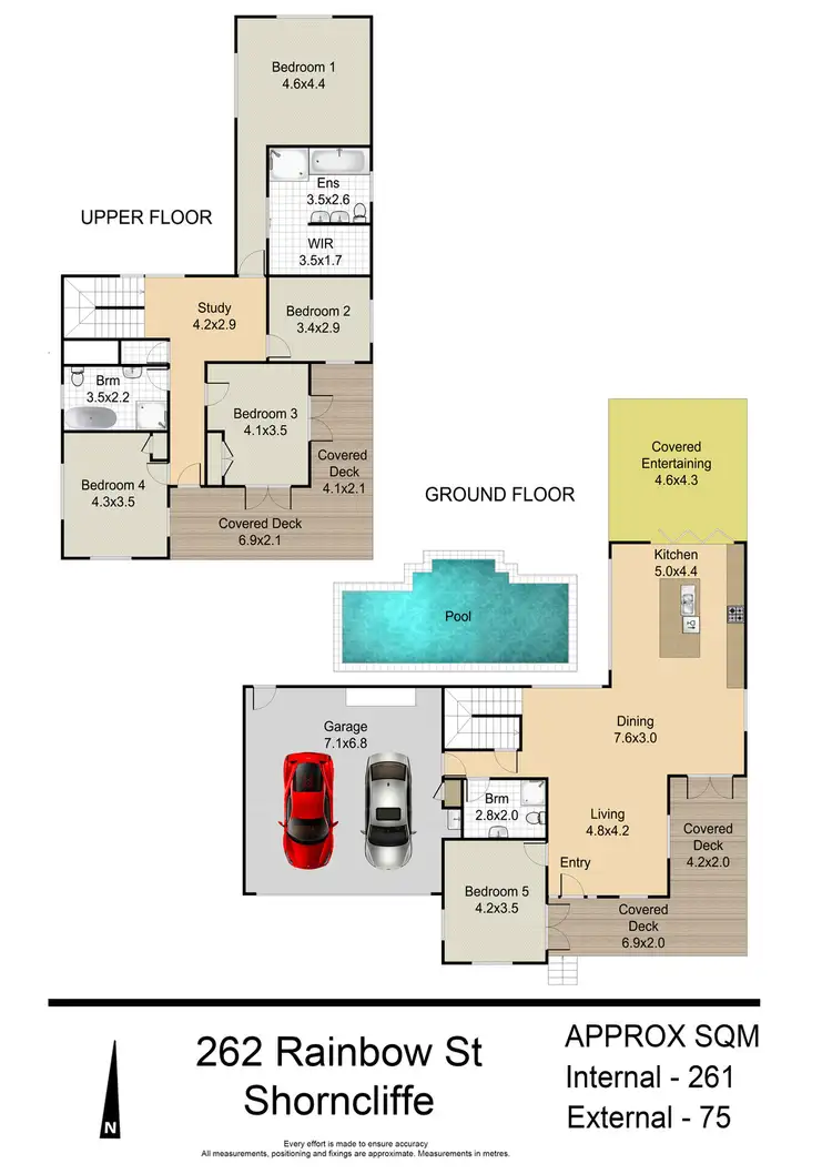 Floorplan of Homely house listing, 262 Rainbow Street, Shorncliffe QLD 4017