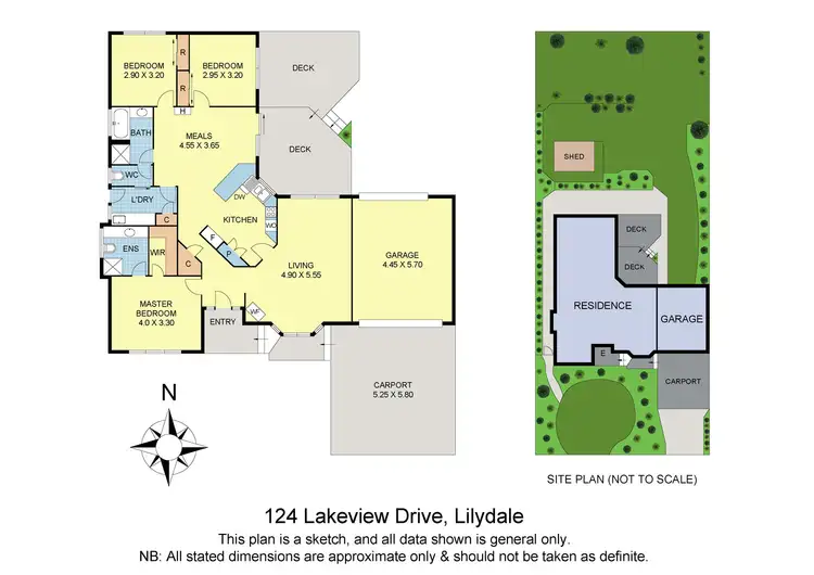Floorplan of Homely house listing, 124 Lakeview Drive, Lilydale VIC 3140