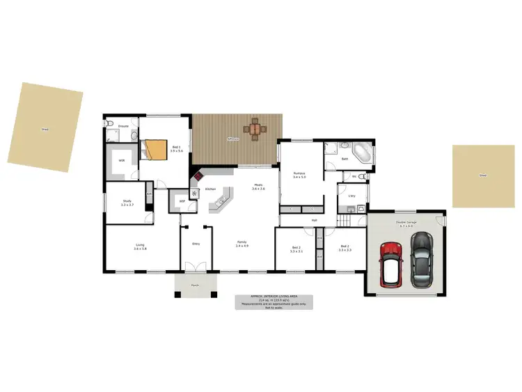 Floorplan of Homely house listing, 2 Innisbrook Avenue, Wodonga VIC 3690