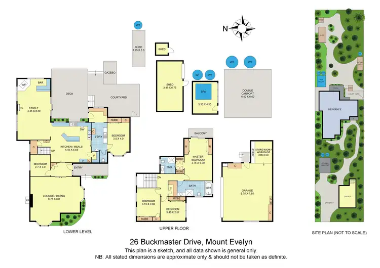 Floorplan of Homely house listing, 26 Buckmaster Drive, Mount Evelyn VIC 3796