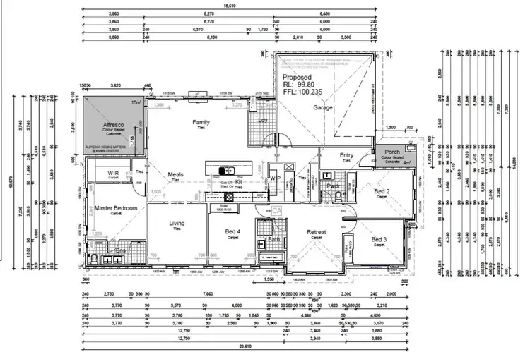 Floorplan of Homely house listing, 17 Loganberry Road, Manor Lakes VIC 3024