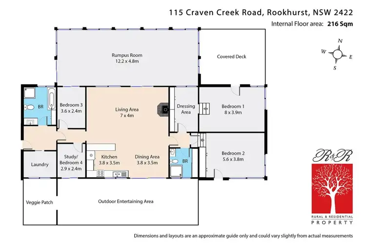 Floorplan of Homely rural property listing, 115 Craven Creek Road, Gloucester NSW 2422