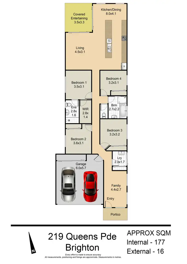 Floorplan of Homely house listing, 219 Queens Parade, Brighton QLD 4017