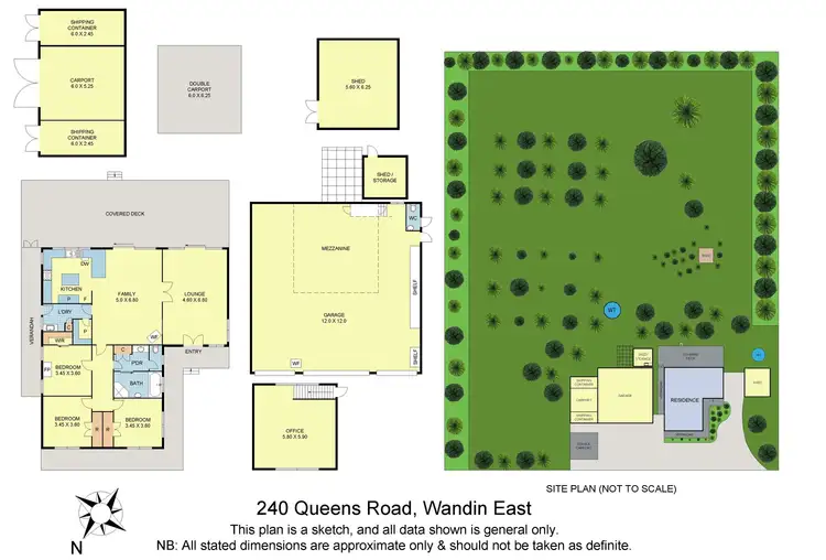 Floorplan of Homely house listing, 240 Queens Road, Wandin East VIC 3139