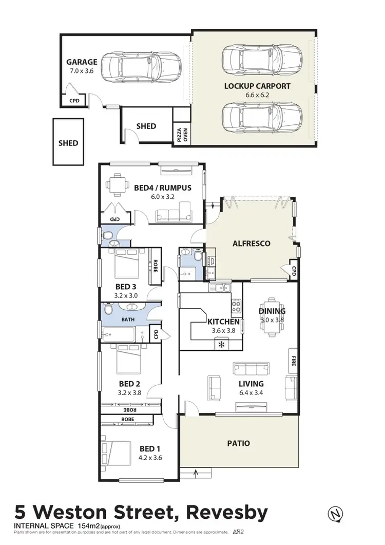 Floorplan of Homely house listing, 5 Weston Street, Revesby NSW 2212
