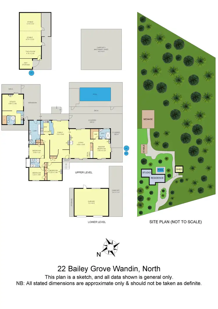 Floorplan of Homely house listing, 22 Bailey Grove, Wandin North VIC 3139