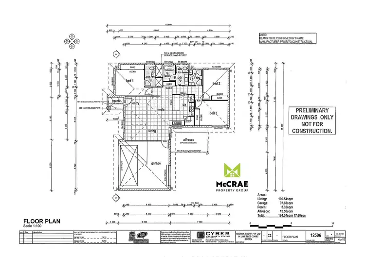 Floorplan of Homely unit listing, 2/14 Lime Tree Court, Bowen QLD 4805