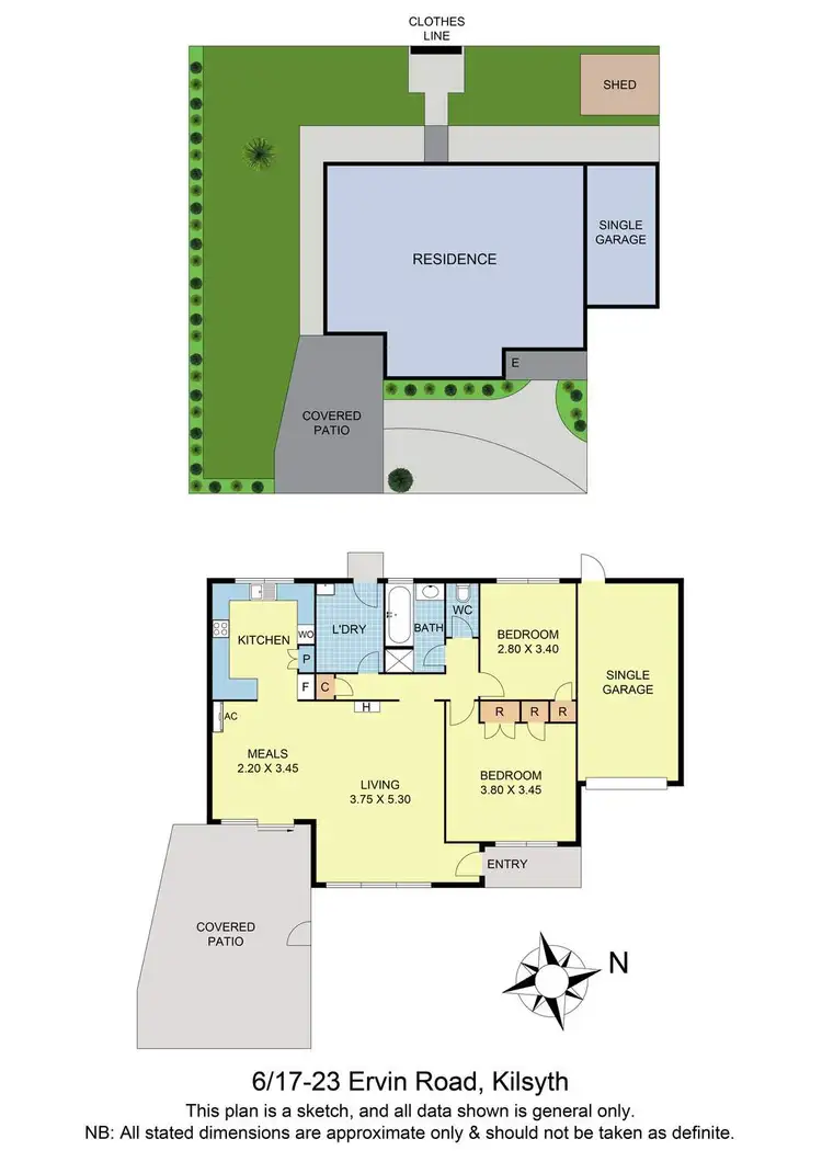 Floorplan of Homely unit listing, 6/17-23 Ervin Road, Kilsyth VIC 3137