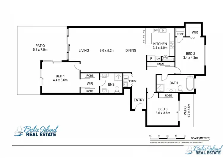 Floorplan of Homely unit listing, 3/8A Spinnaker Drive, Sandstone Point QLD 4511