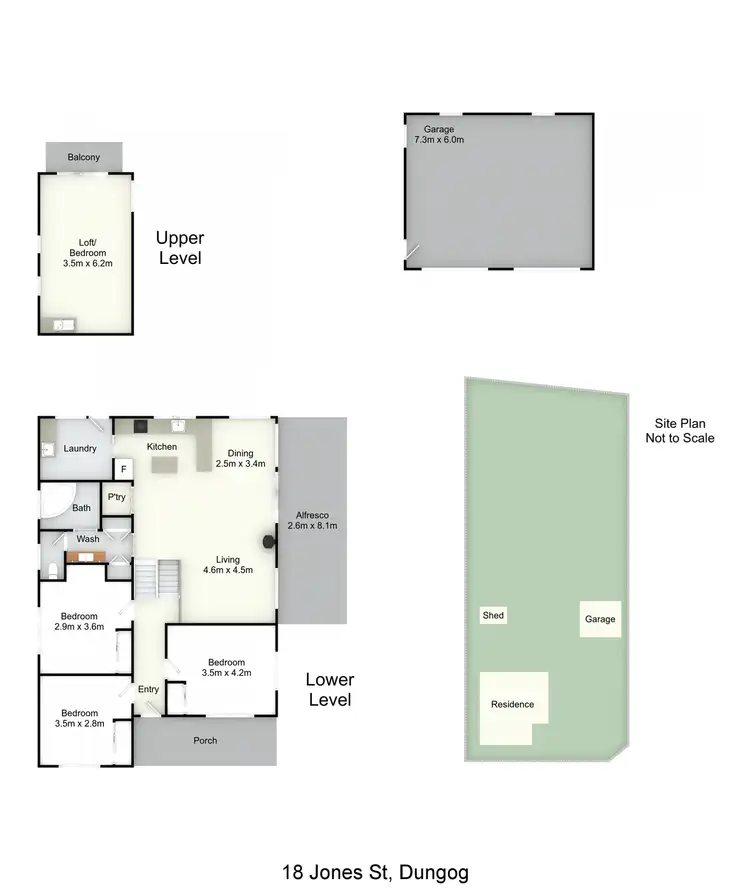 Floorplan of Homely house listing, 18-20 Jones Street, Dungog NSW 2420