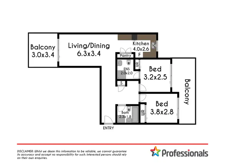 Floorplan of Homely unit listing, 25/1-5 Durham Street, Mount Druitt NSW 2770