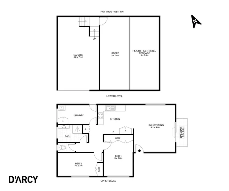 Floorplan of Homely unit listing, Address available on request