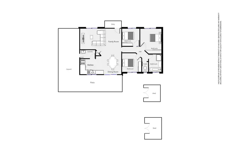 Floorplan of Homely house listing, 45 Giffin Road, White Rock QLD 4868