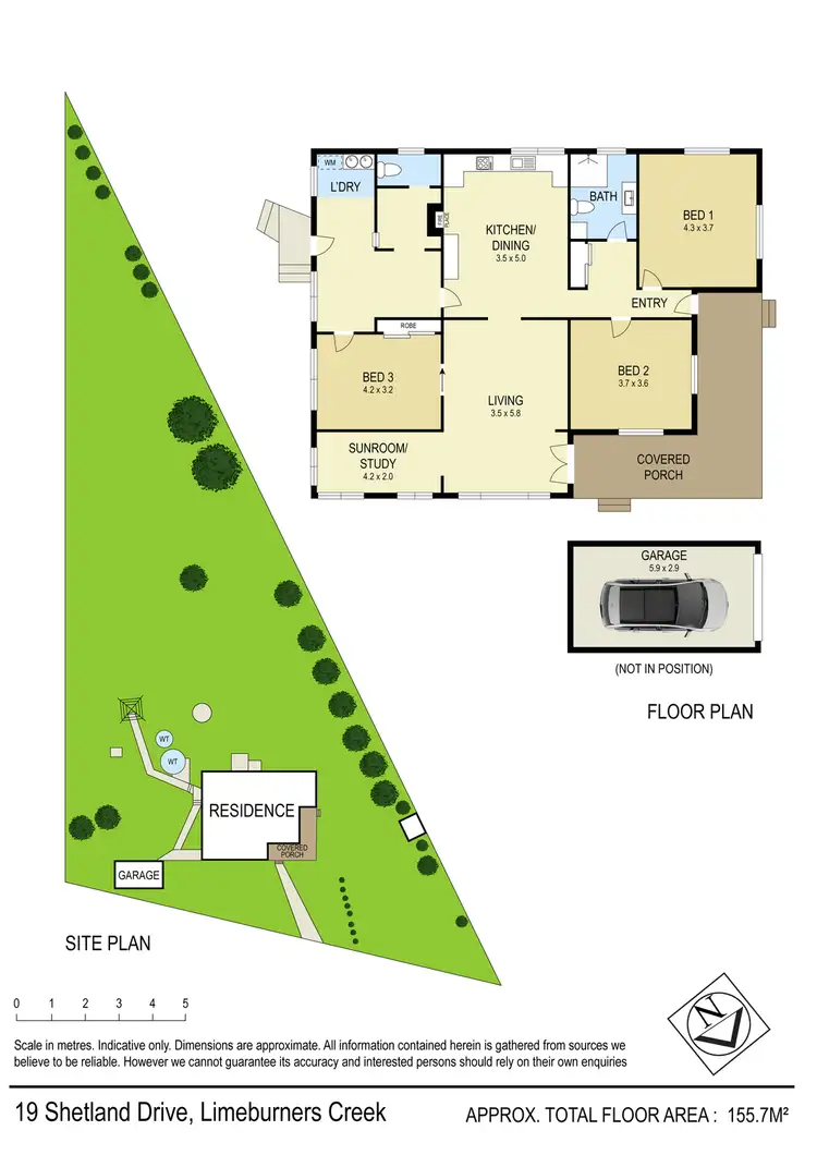 Floorplan of Homely house listing, 16 Shetland Drive, Limeburners Creek NSW 2324