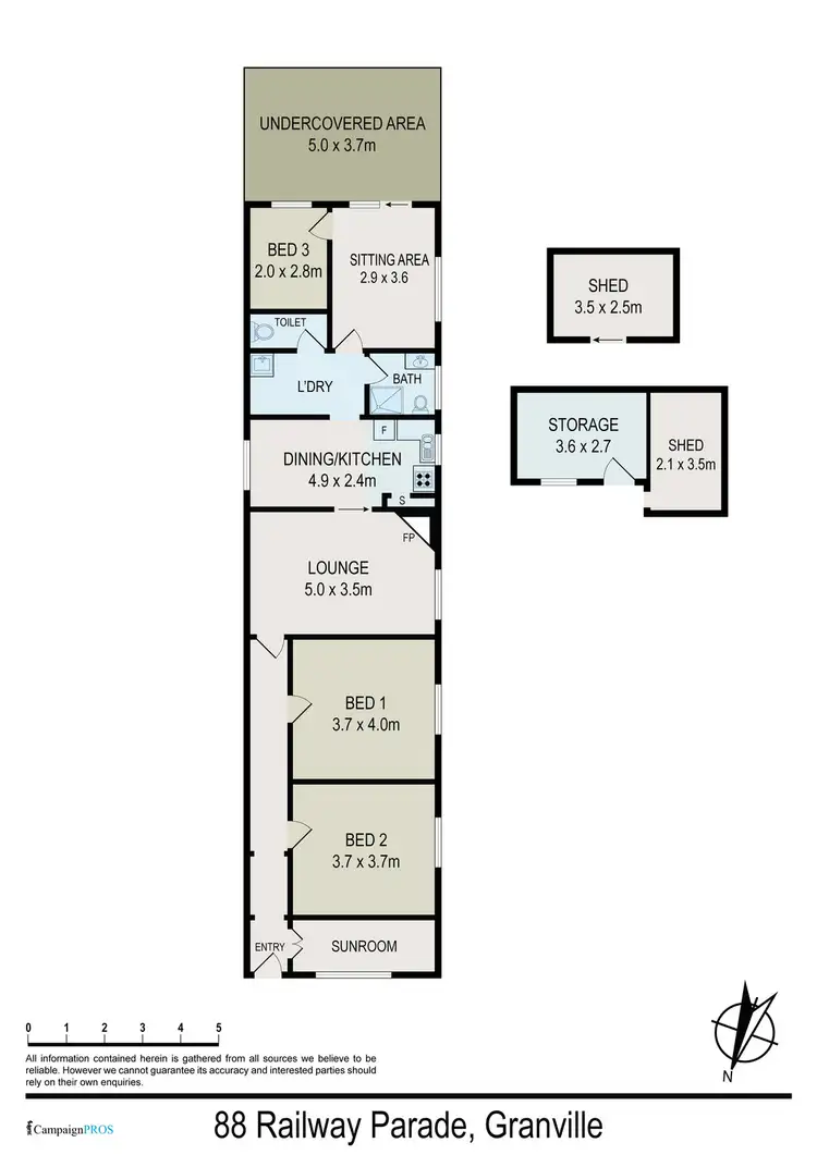 Floorplan of Homely house listing, 88 Railway Parade, Granville NSW 2142