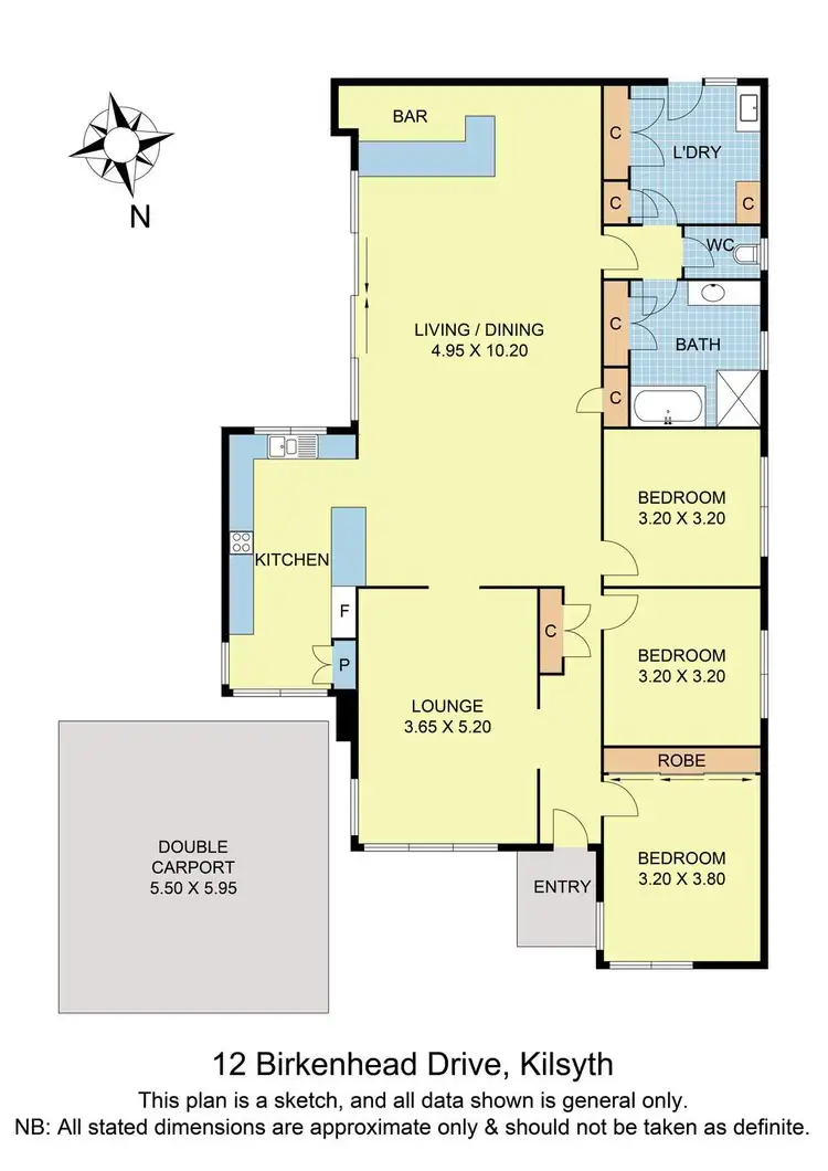 Floorplan of Homely house listing, 12 Birkenhead Drive, Kilsyth VIC 3137