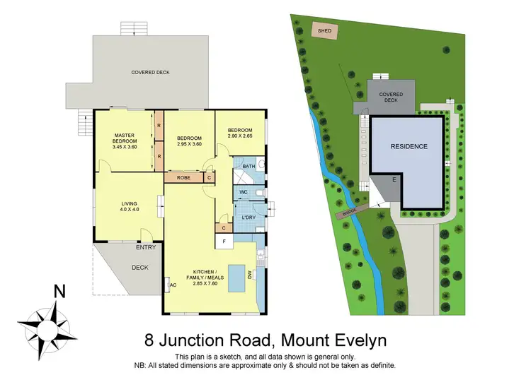 Floorplan of Homely house listing, 8 Junction Road, Mount Evelyn VIC 3796
