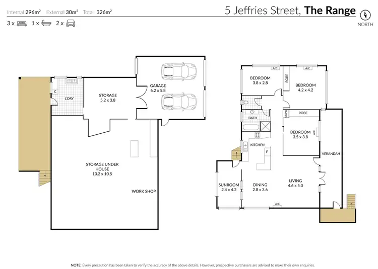 Floorplan of Homely house listing, 5 Jeffries Street, The Range QLD 4700