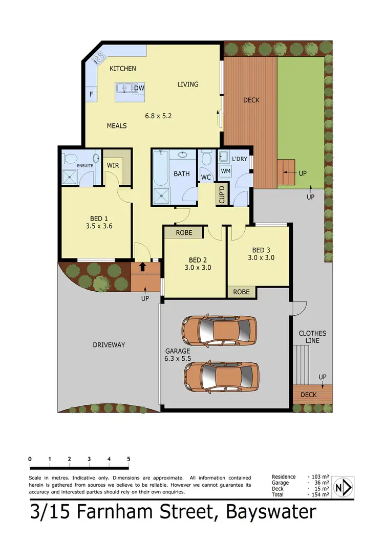 Floorplan of Homely unit listing, 3/15 Farnham Road, Bayswater VIC 3153